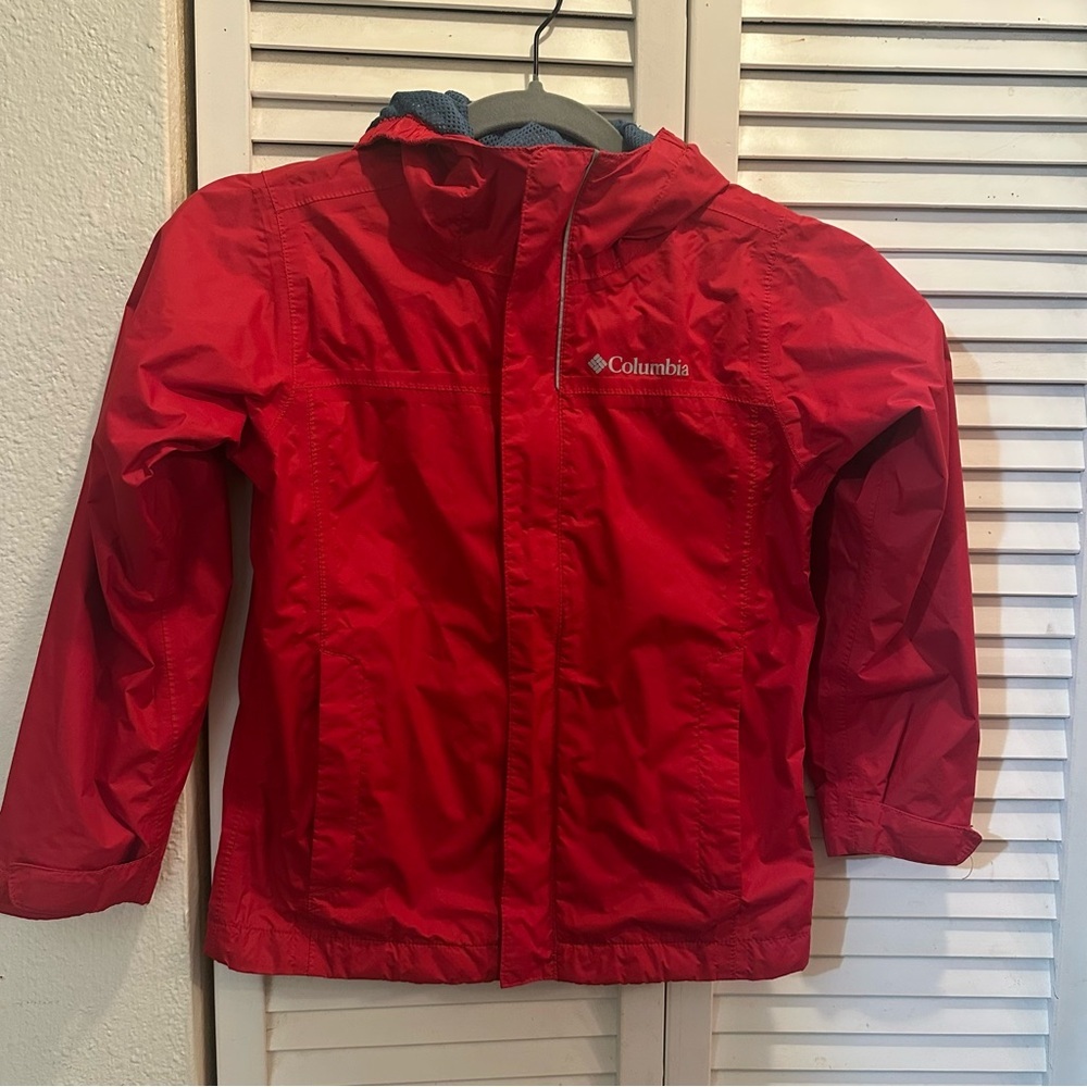 Columbia Kids Bright Red Raincoat